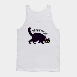 Sneaky Black Cat- Silent Paws Tank Top